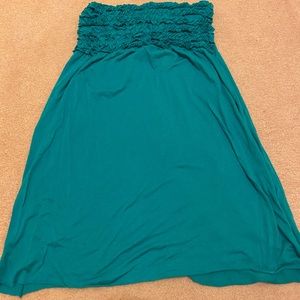 Teal swimsuit coverup